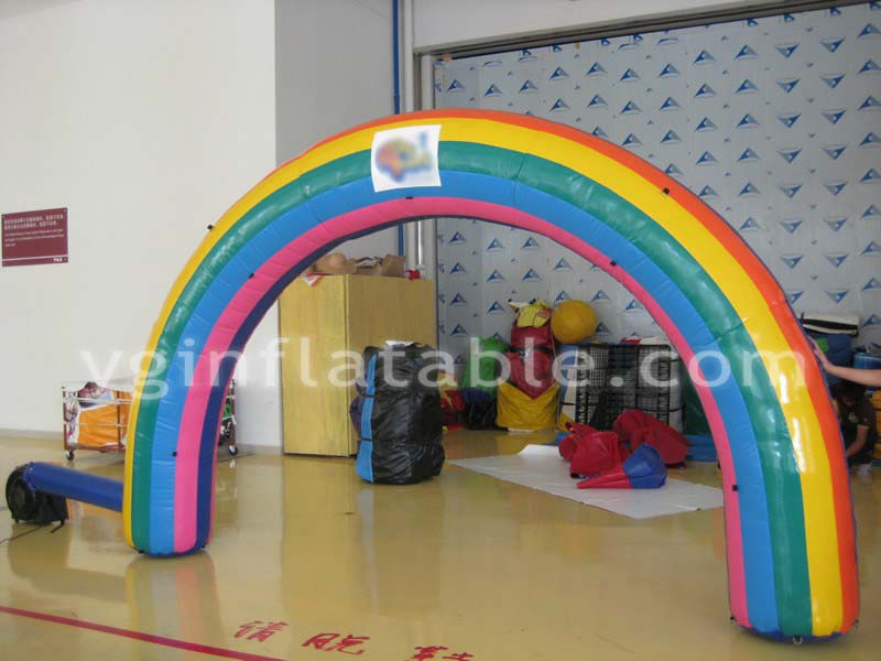 Arco inflable del arco irisGA137