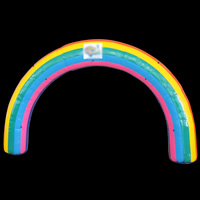 Arco inflable del arco iris