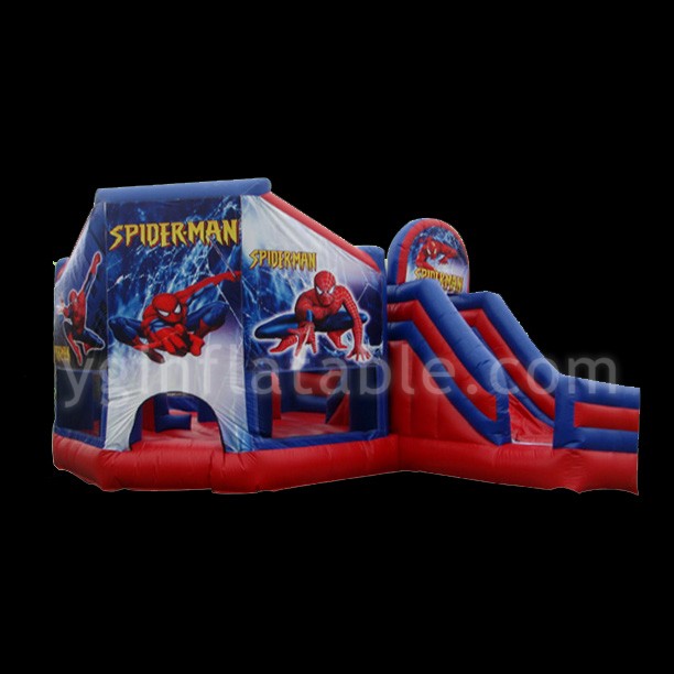 Casa de rebote con tobogán SpidermanGB430