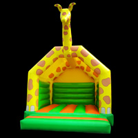 Casa de rebote al aire libre de jirafa