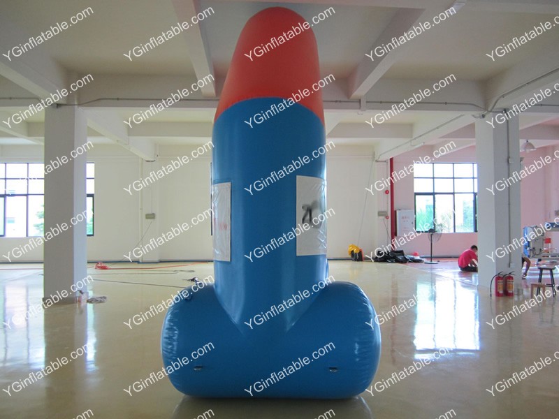 Arco inflable azul y rojoGA142