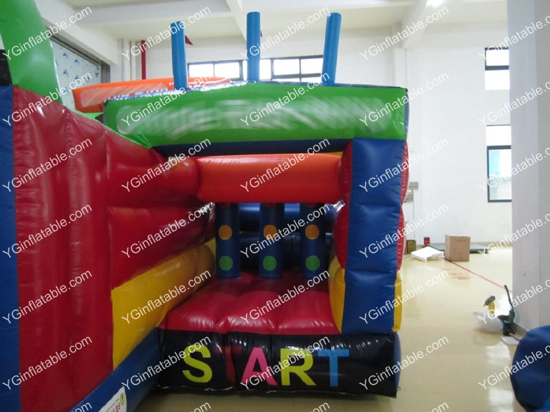 casa inflable para niños con tobogánGB501