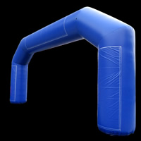 Arco inflable azul oscuro