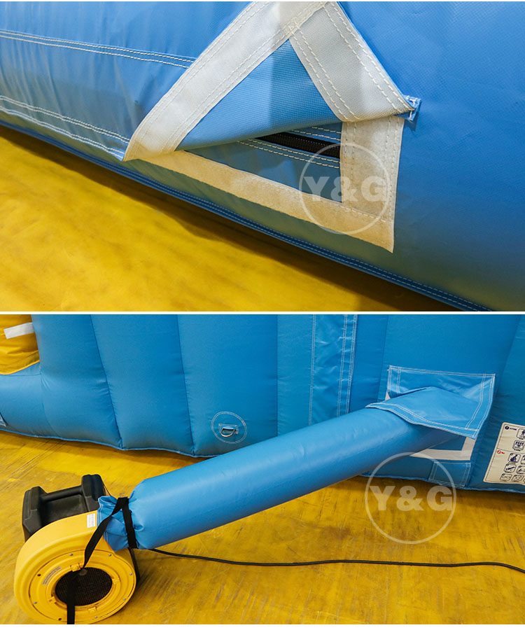 Tobogán acuático inflable gigante comercialYG-110