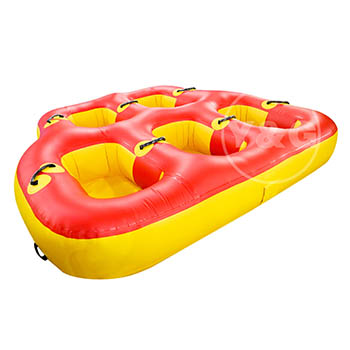 Barco inflable tipo donut para 5 personas