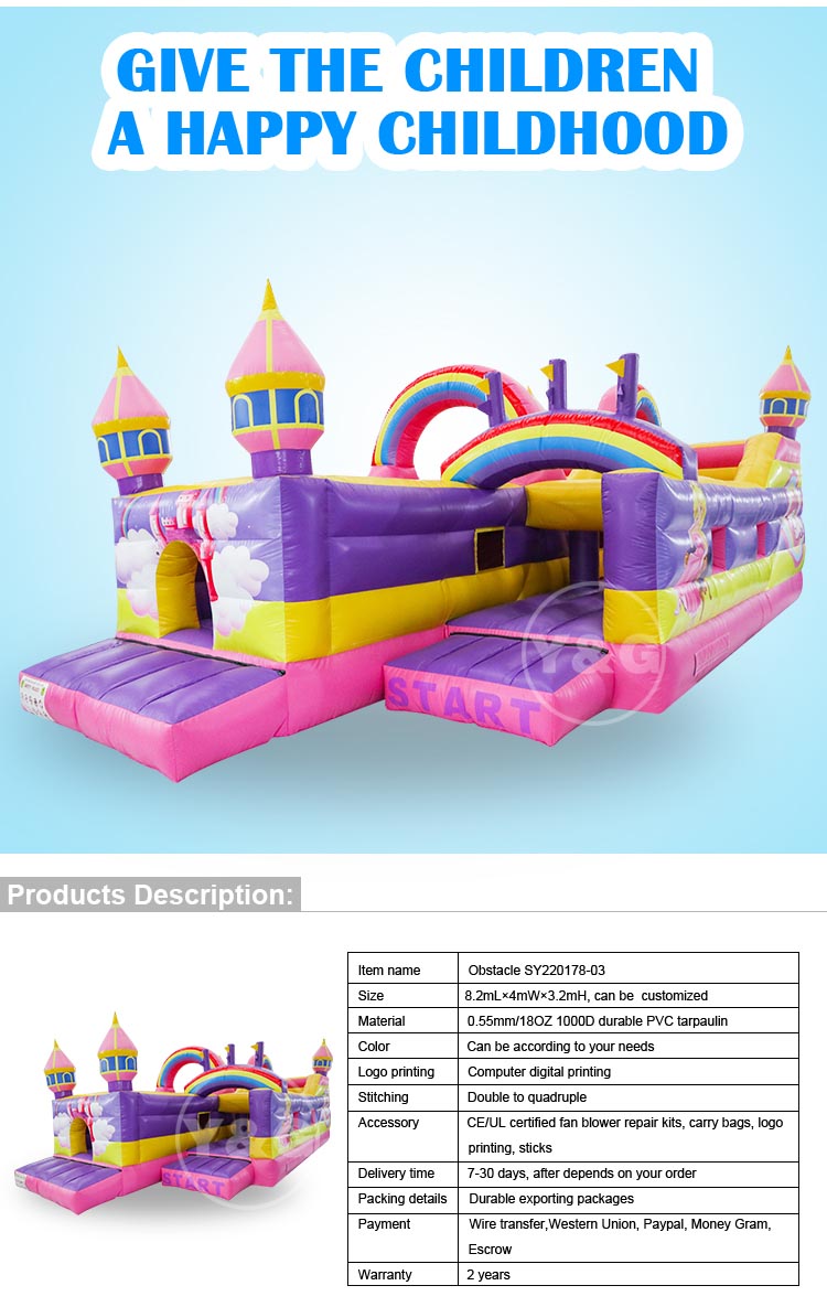 Castillo inflable de princesa de fantasíaYG-158