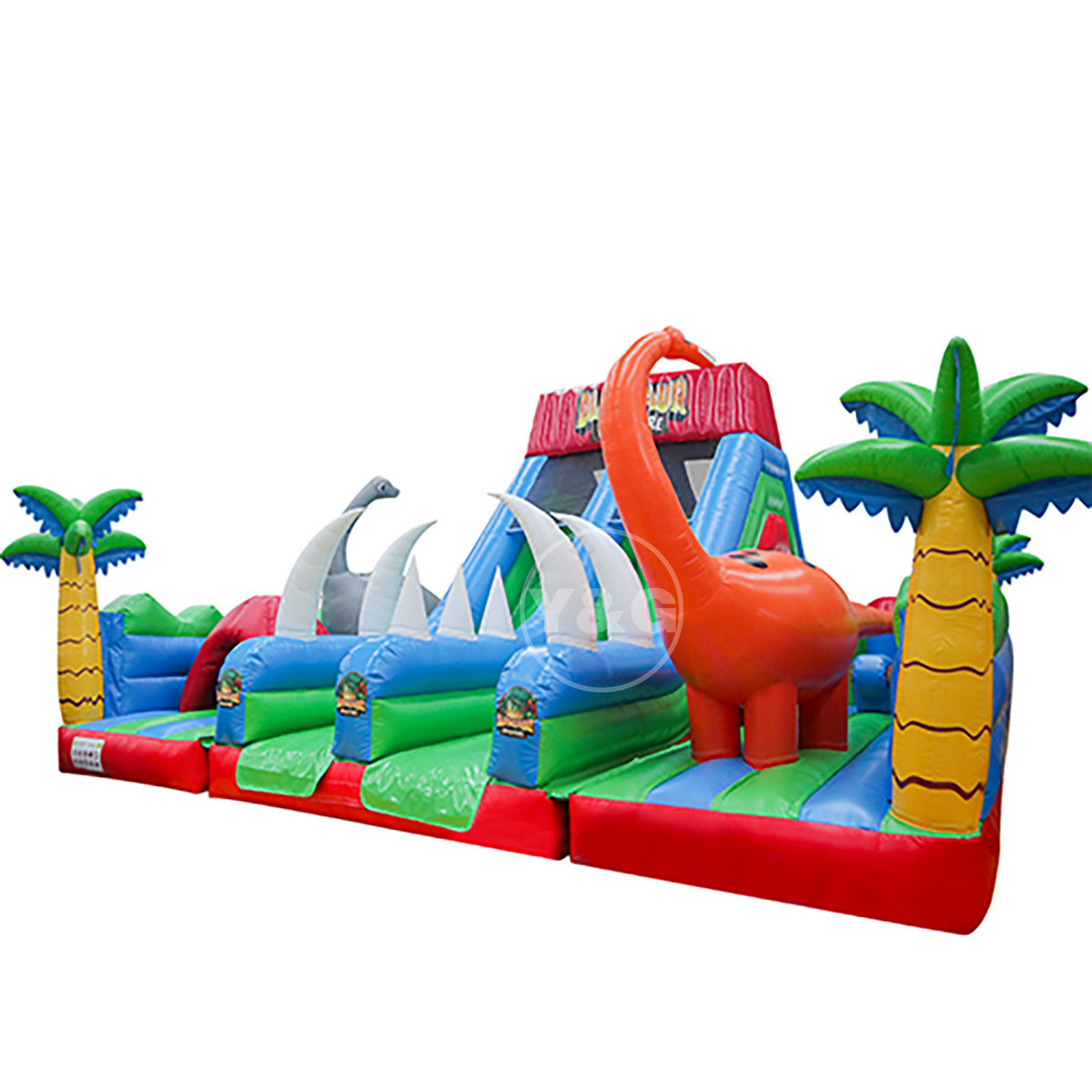 Parque infantil inflable de dinosauriosGI009