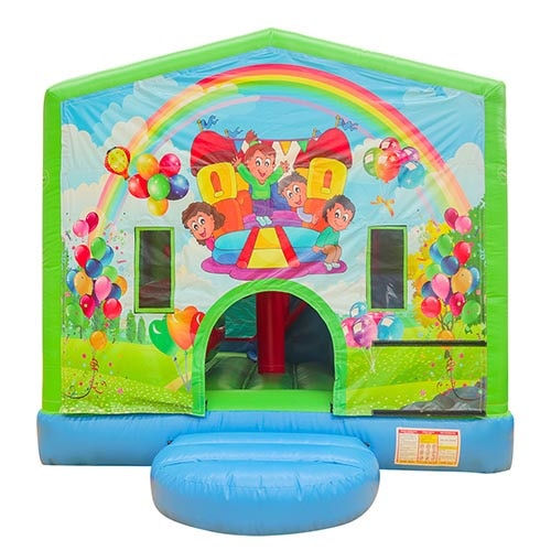 Casa de rebote inflable para fiestas infantiles
