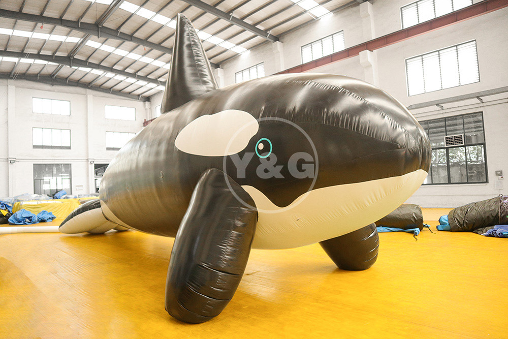 Globo inflable delfín negroGO072