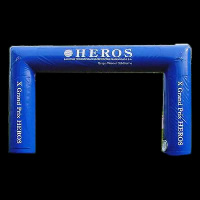 Arco inflable héroes