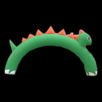 arco inflable oso verde