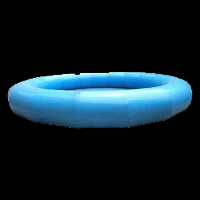 Piscina inflable grande redonda azul