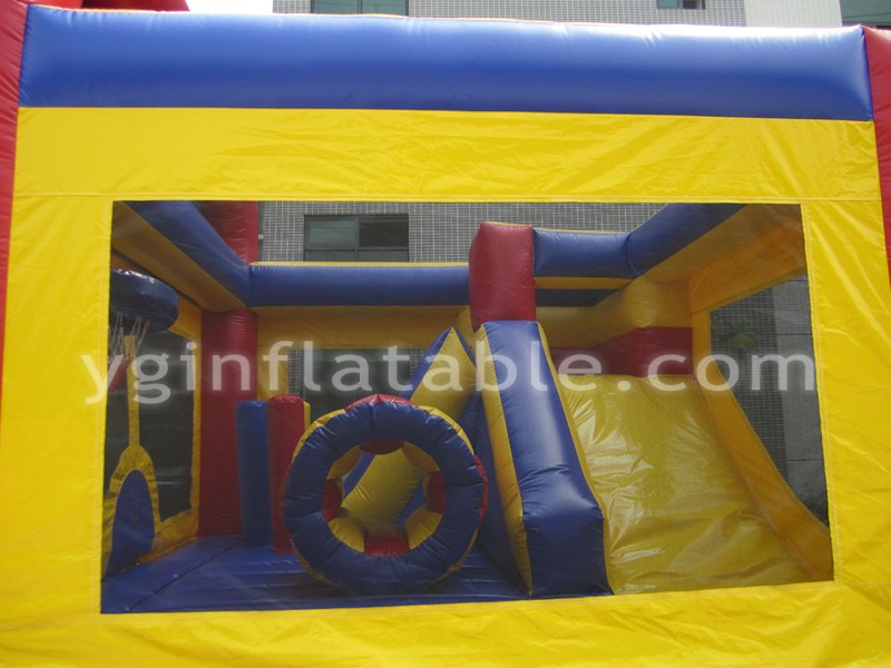 Casa de rebote inflable con tobogánGB490