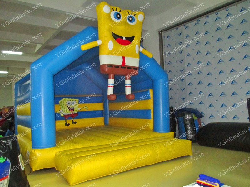 Casa de rebote Bob Esponja con tobogánGB528