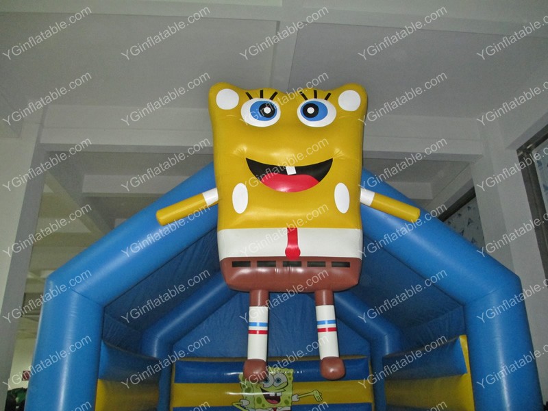 Casa de rebote Bob Esponja con tobogánGB528