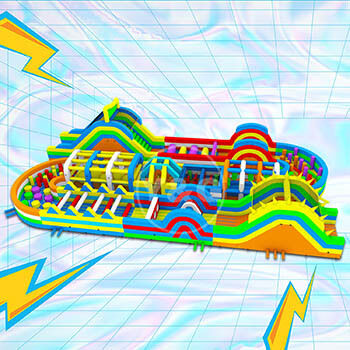 Commercial  Bouncy Obstacle Course