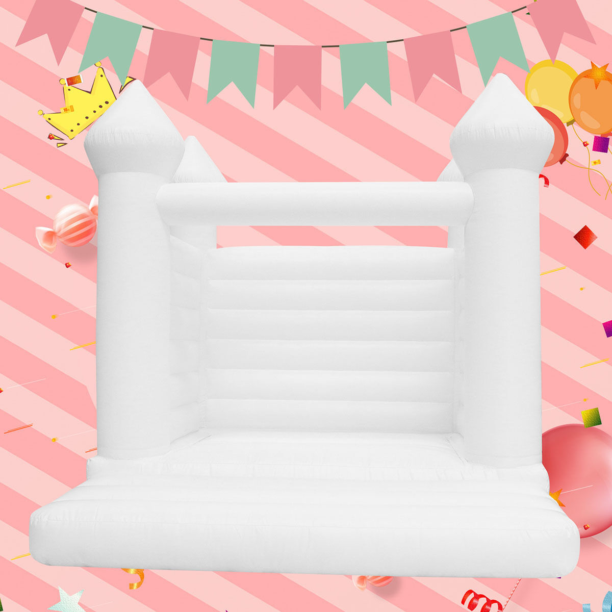 Inflatable White wedding bounce houseYGIP-17